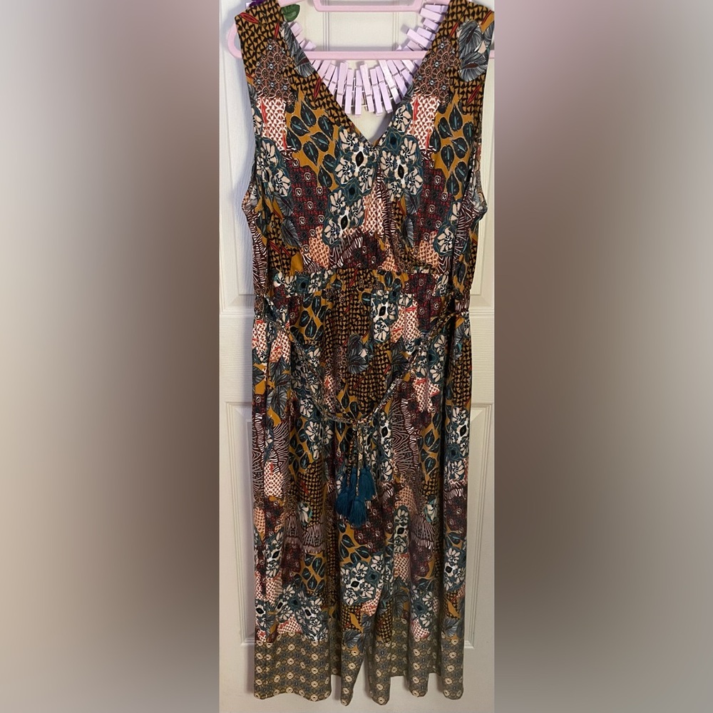 Last Chance! Multicolor Sleeveless Jumpsuit